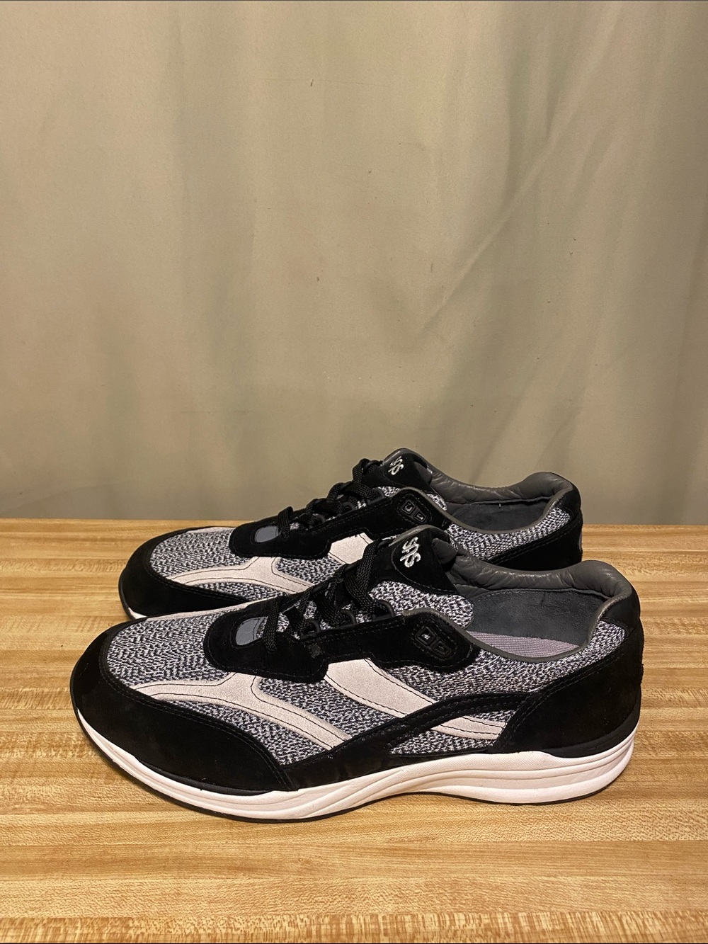 SAS Journey Mesh Leather Suede lace up Comfort sneakers men’s size 14 M